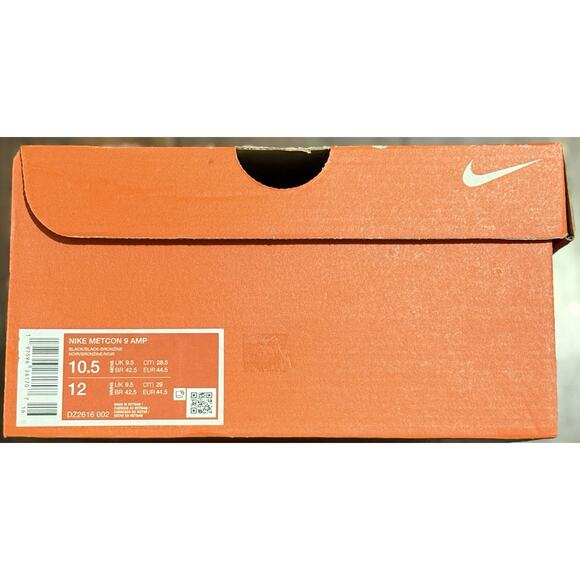 NEW Nike Metcon 9 AMP Black Black Bronzine DZ2616-002 Training Men's Size 10.5 - Picture 7 of 7
